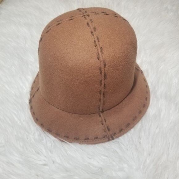 Dolce Vita Brown Wool Fedora Bucket Hat – Handmade in Italy – Vintage Style main image 7